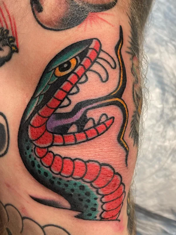 color traditional Tatuaggio su forearm #57552 | Tatuatore Jason Eisenberg