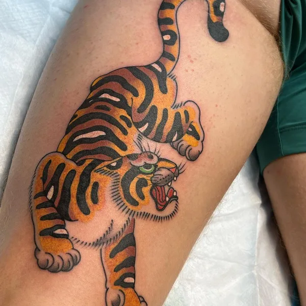 Oriental tattoo by Jason Eisenberg in Charleston