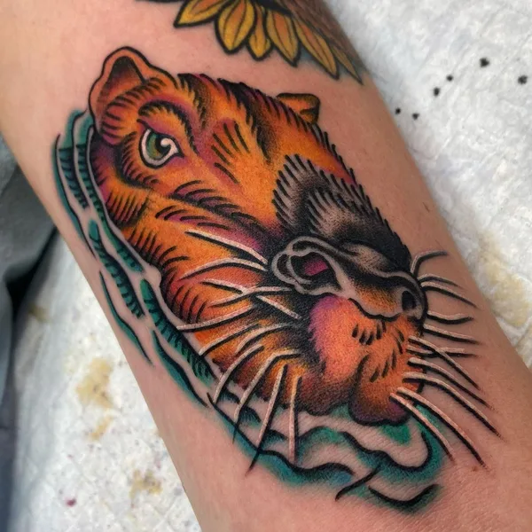 Old School tattoo by Christian Elias in Charleston