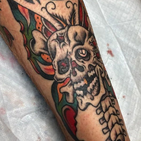 Old School tattoo by Christian Elias in Charleston