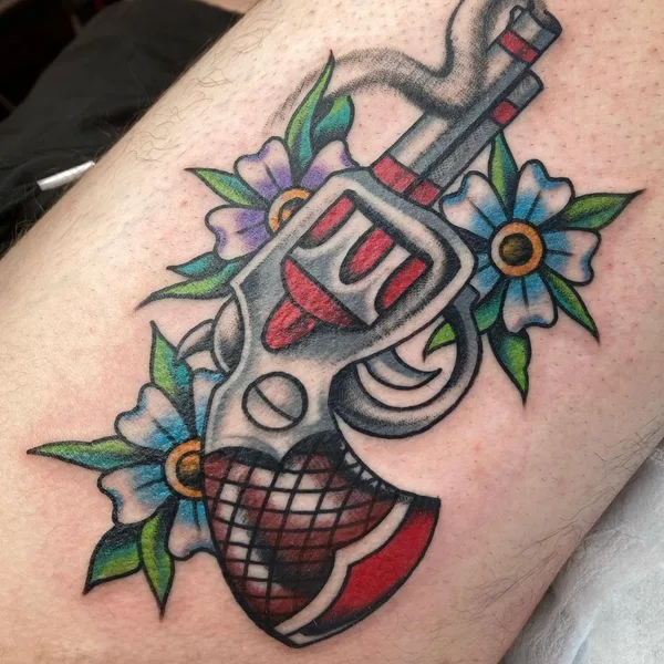 Old School tattoo by Christian Elias in Charleston