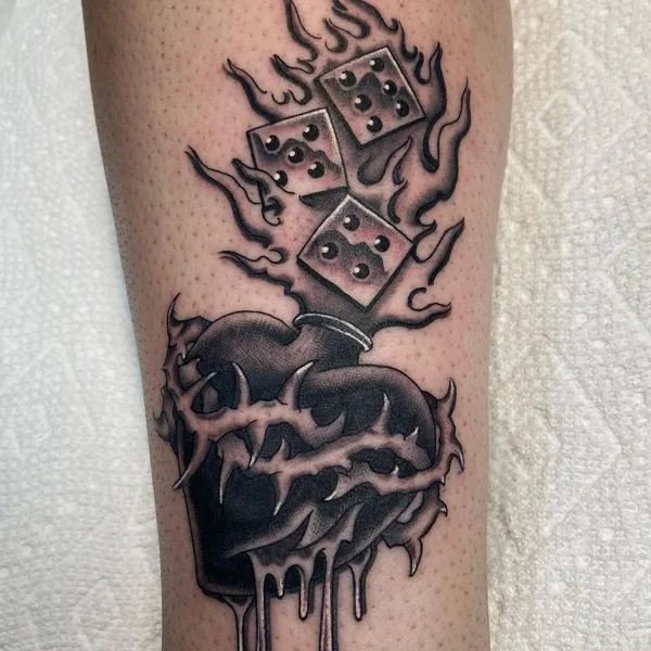Old School tattoo by Christian Elias in Charleston