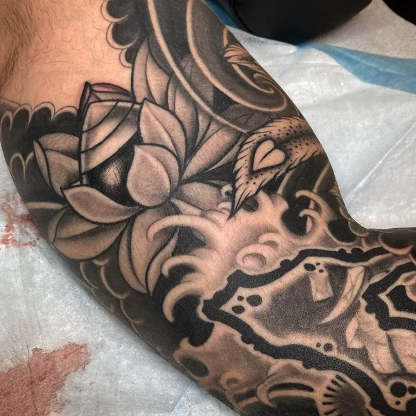 Old School tattoo by Christian Elias in Charleston