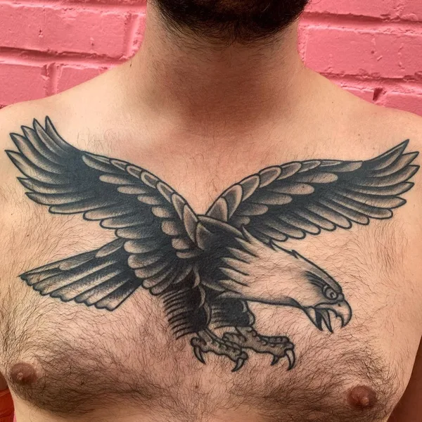Old School tattoo by Christian Elias in Charleston
