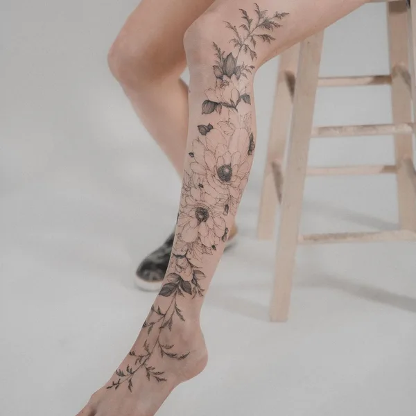 Feminine tattoo by Mr Marek in Nashville