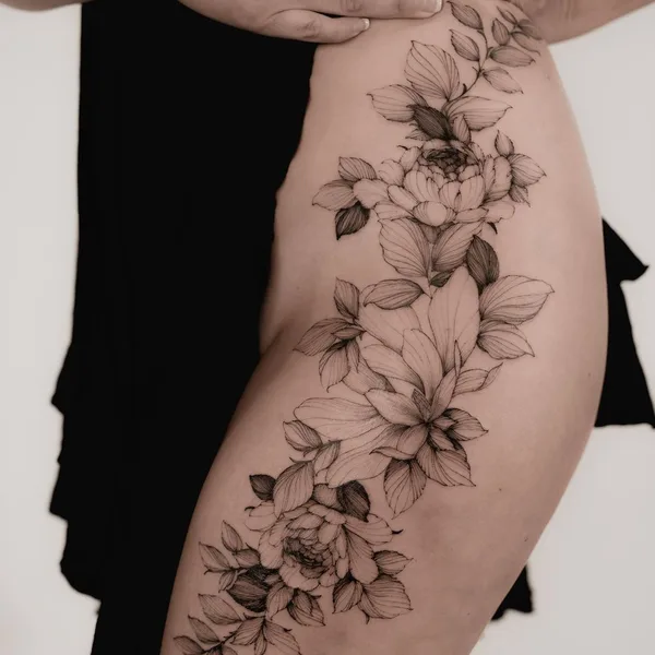 Feminine tattoo by Mr Marek in Nashville
