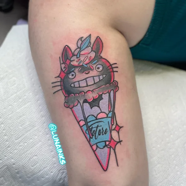 Illustrative tattoo by Luna Snow in Murfreesboro