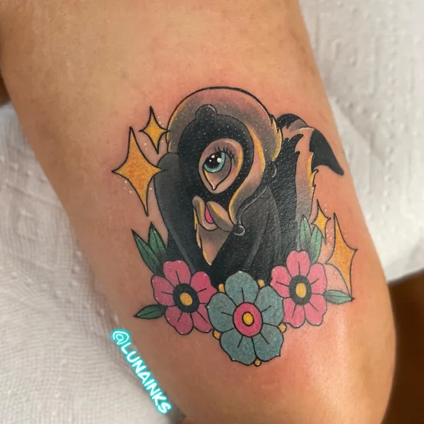 Illustrative tattoo by Luna Snow in Murfreesboro