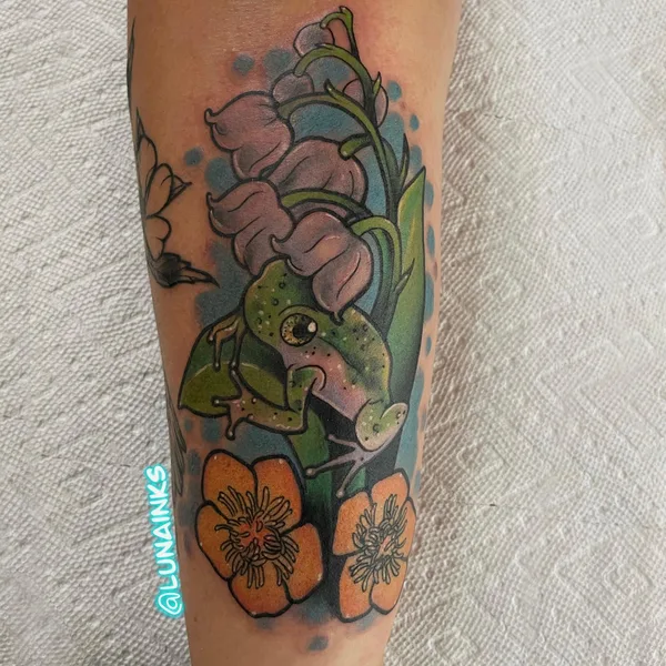 Illustrative tattoo by Luna Snow in Murfreesboro