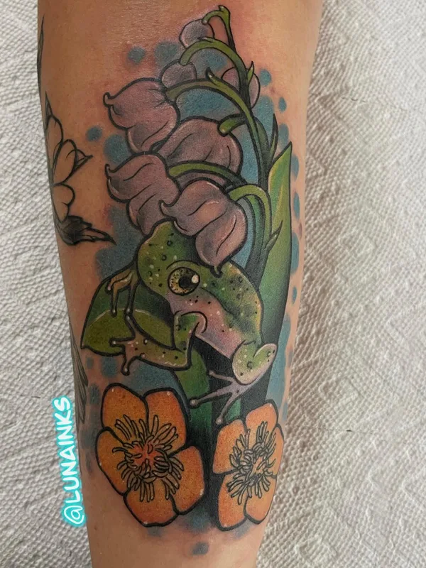 color illustrative Tatuagem em forearm #57605 | Tatuador Luna Snow
