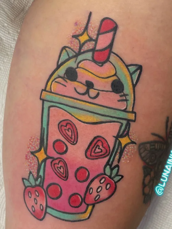 color cartoon Tatuagem em thigh #57597 | Tatuador Luna Snow