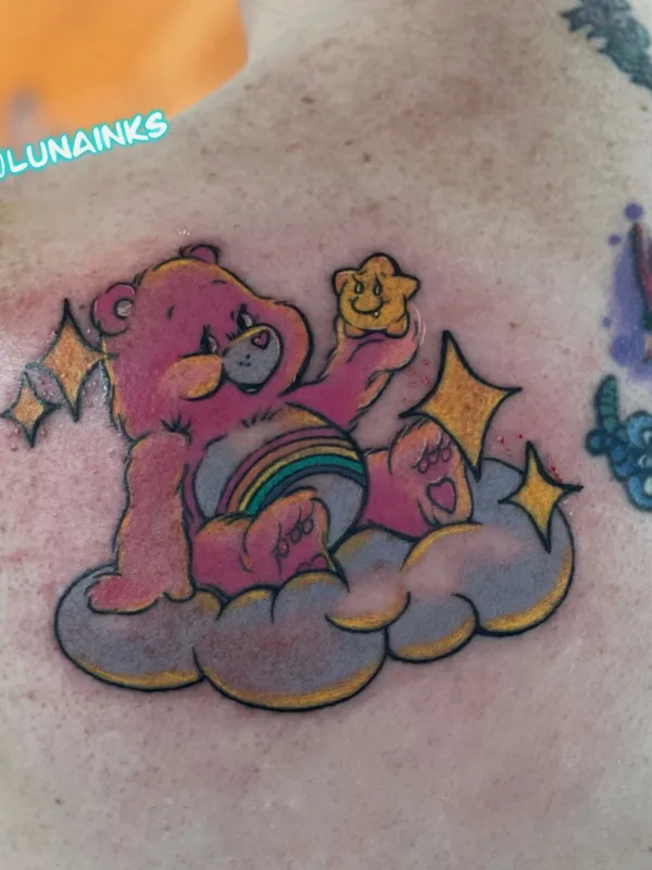 color cartoon Tatuagem em chest #57596 | Tatuador Luna Snow
