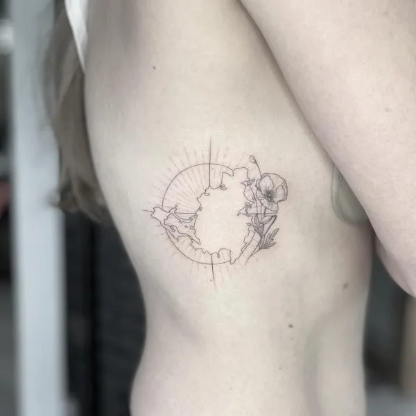 Feminine tattoo by So Yeon Kim in Nashville