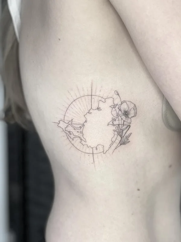 female black miniature Tatuagem em side #57611 | Tatuador So Yeon Kim