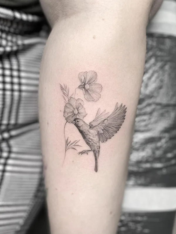 female black miniature Tatuagem em forearm #57614 | Tatuador So Yeon Kim