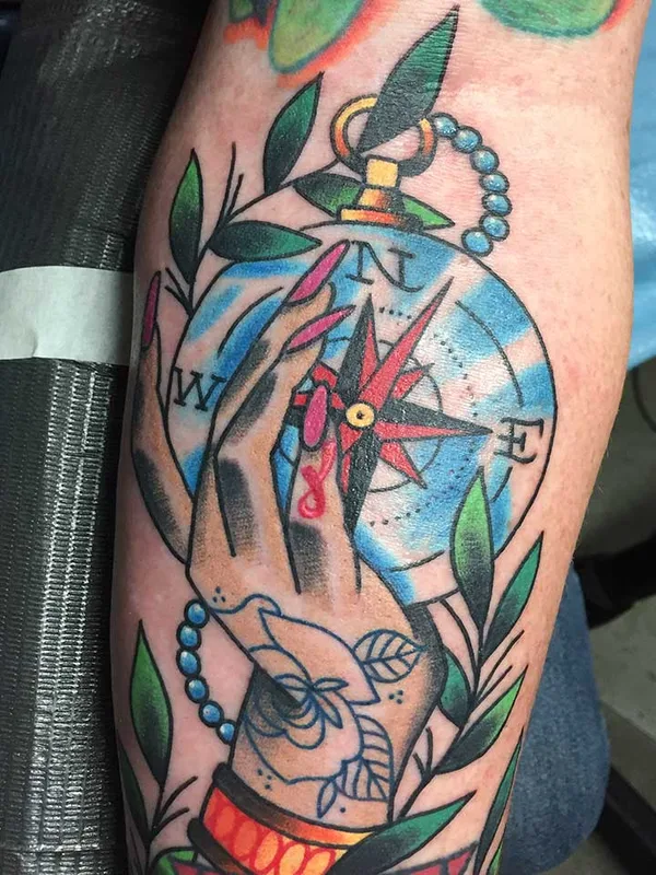 color neo traditional tattoo auf forearm #57620 | Tätowierer Paul Kirk