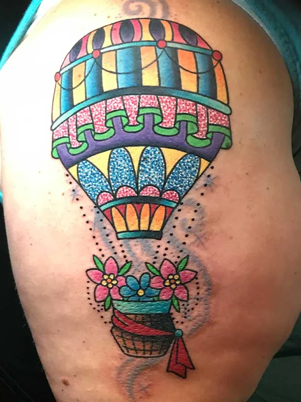 color traditional tattoo auf shoulder #57622 | Tätowierer Paul Kirk