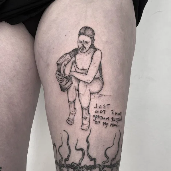 Графика tattoo by weepandforfeit in Malmö
