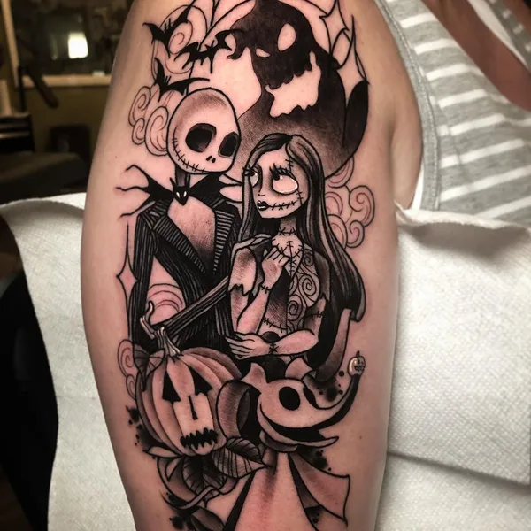 Neo Traditional tattoo by Jeff Saunders in Penndel
