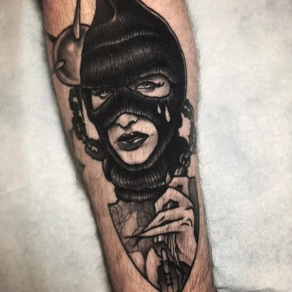 Neo Traditional tattoo by Jeff Saunders in Penndel