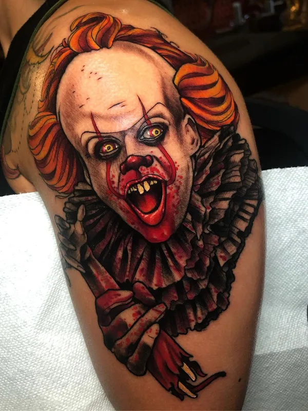 color realism tatouage sur upper arm #32332 | Artiste tatoueur Jeff Saunders