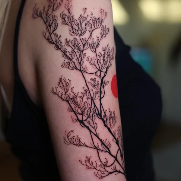Abstract tattoo by Konstantin Strokin in Miami