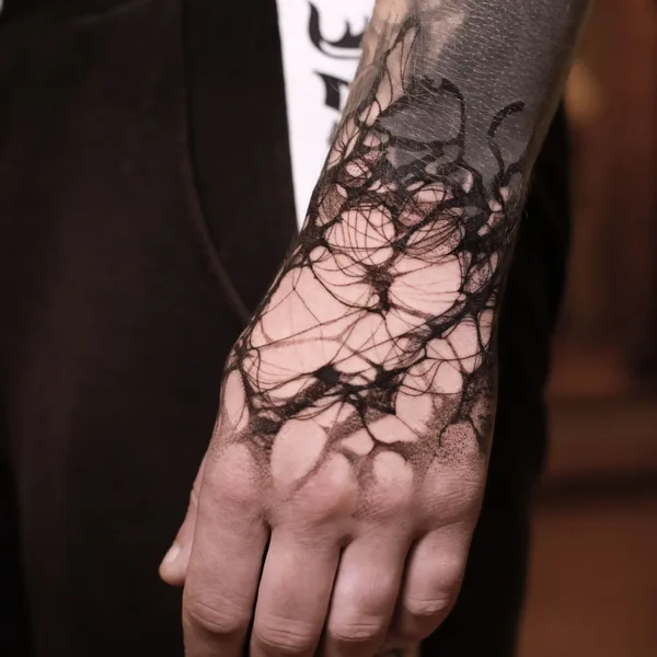 Abstract tattoo by Konstantin Strokin in Miami