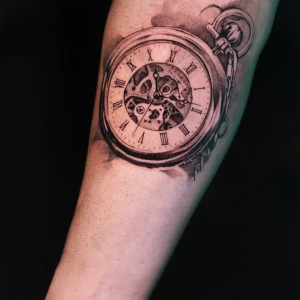 Abstract tattoo by Konstantin Strokin in Miami