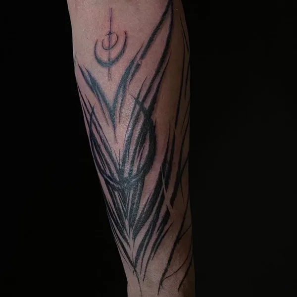 Calligraphy tattoo by Sofia Kitsune Tattoo in Липецк