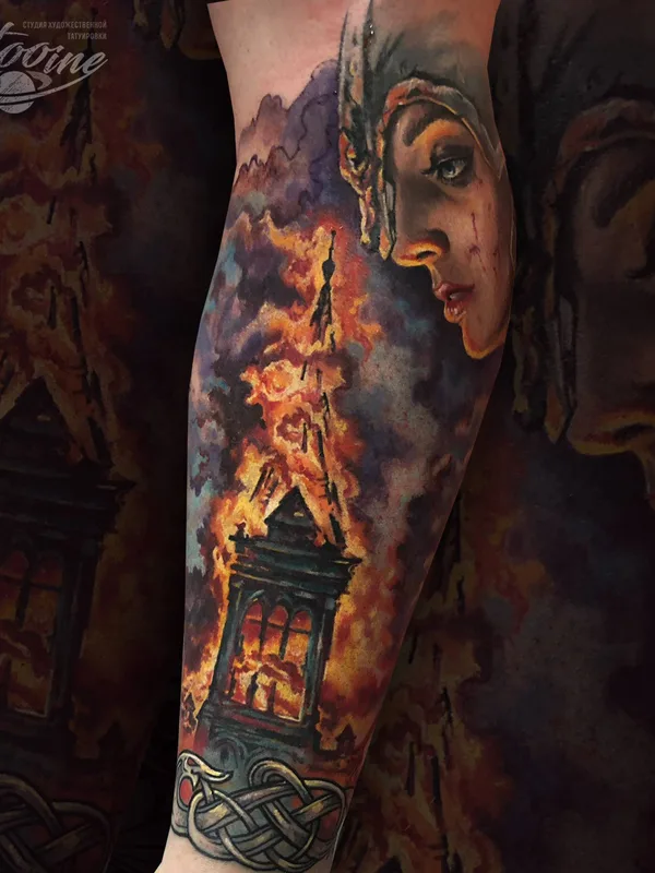 female color realism tatuaje en forearm #32612 | Tatuador Артем Новиков