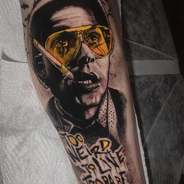 Graphic tattoo by Стас Крас in Смоленск