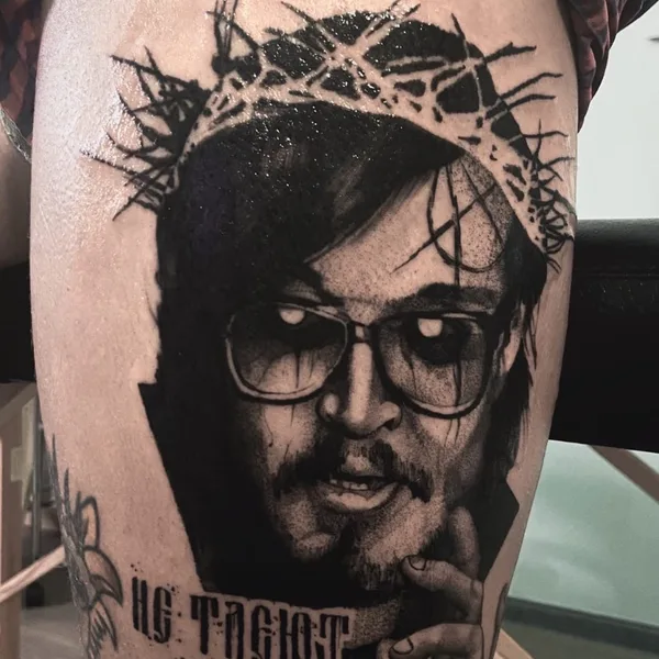 Graphic tattoo by Стас Крас in Смоленск