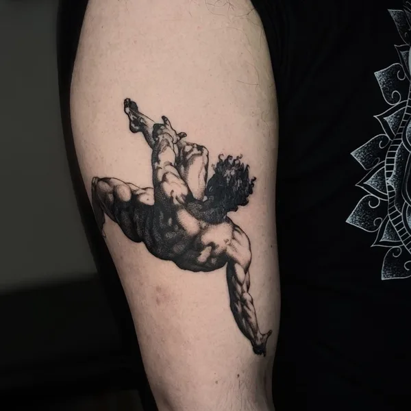 Graphic tattoo by Стас Крас in Смоленск