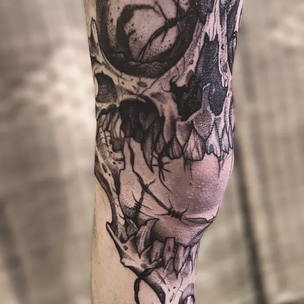 Graphic tattoo by Стас Крас in Смоленск