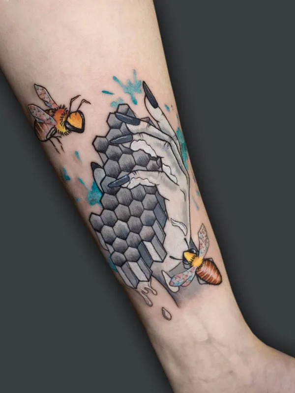 color illustrative татуировка на forearm #33248 | Тату мастер Мария Фомичева