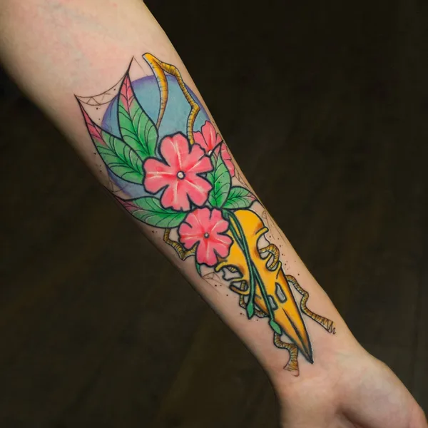 New School tattoo by Мария Фомичева in Moscow
