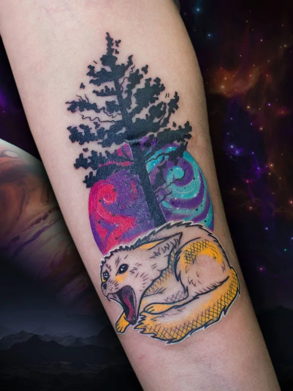 color illustrative татуировка на forearm #33254 | Тату мастер Мария Фомичева