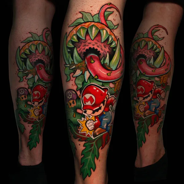 New School tattoo by Мария Фомичева in Moscow