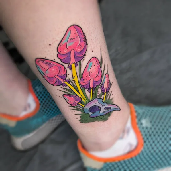 New School tattoo by Мария Фомичева in Moscow