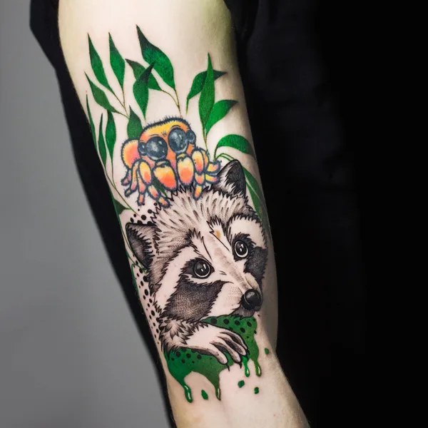New School tattoo by Мария Фомичева in Moscow