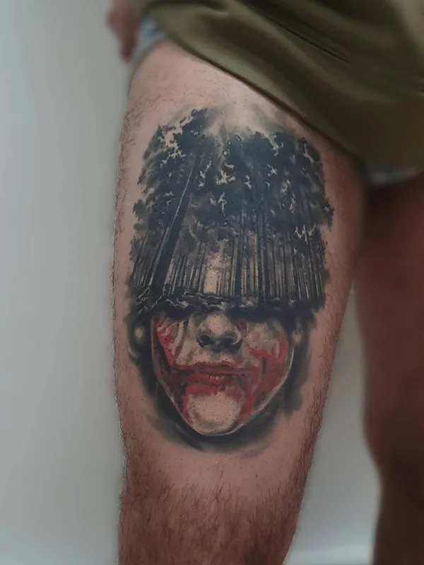 color realism 타투 부위 thigh #33270 | 타투이스트 Katerina Savchenko