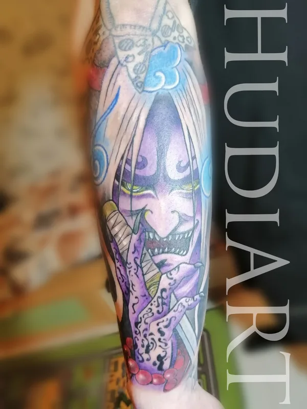 color japanese татуировка на forearm #37884 | Тату мастер HudiART