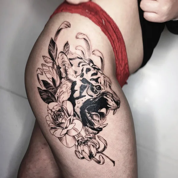 Black tattoo by Степан Ломачинский in Saint Petersburg