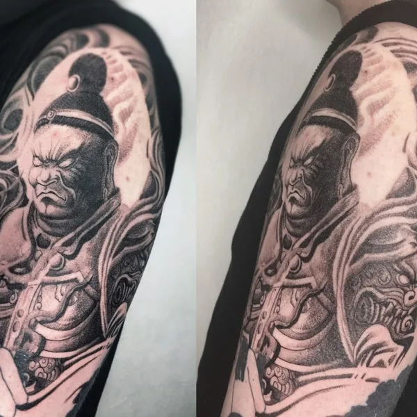 Black tattoo by Степан Ломачинский in Saint Petersburg