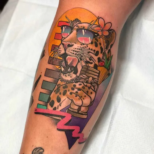 Neo Traditional tattoo by Leisure Brodie Bandit in Perth