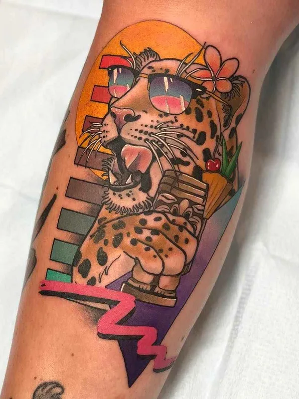 color new school Tatuaggio su forearm #14867 | Tatuatore Leisure Brodie Bandit