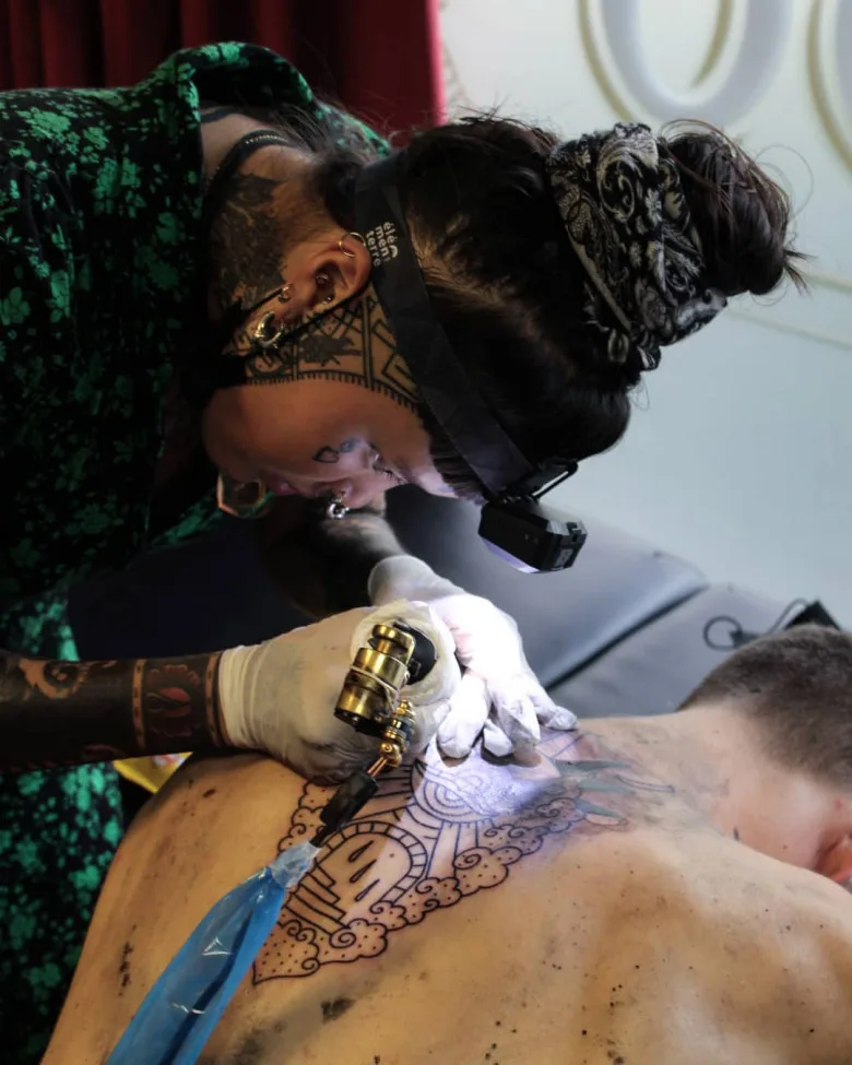 Candice Soleillant tattoo artist