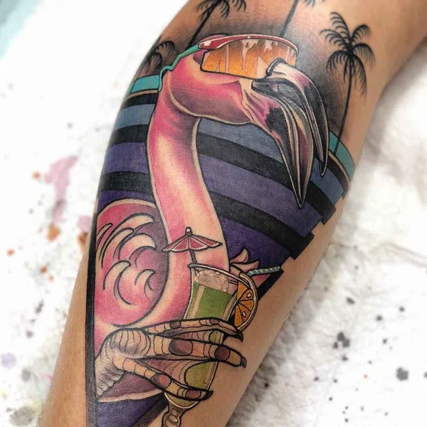Neo Traditional tattoo by Leisure Brodie Bandit in Perth