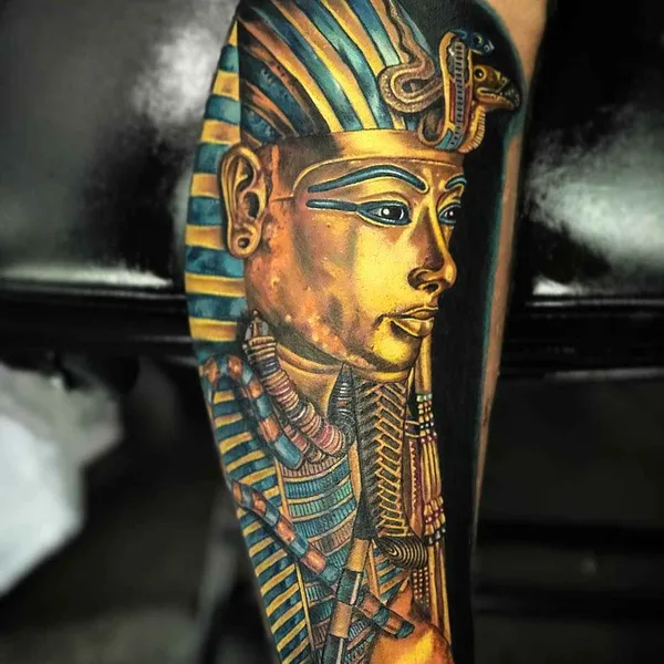 Portrait tattoo by Roman Abrego in Yucaipa