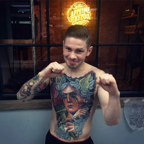 Нео традиционная tattoo by Bartosz Panas in Warszawa